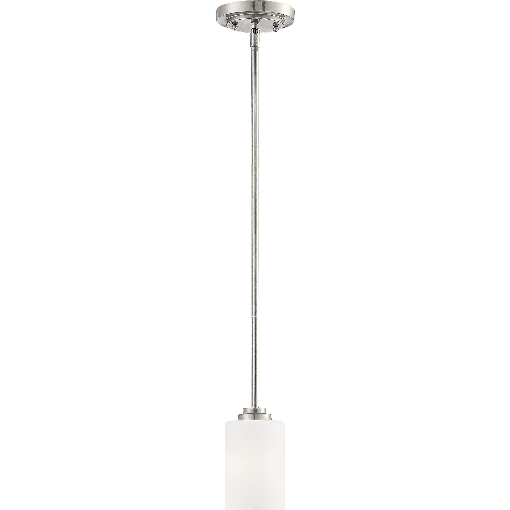 Bristo 1 Light 5.25 inch Satin Nickel Pendant Ceiling Light